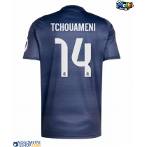 Moški Nogometni dresi Real Madrid Aurelien Tchouameni #14 Gostujoči 2025-26 Kratek Rokav